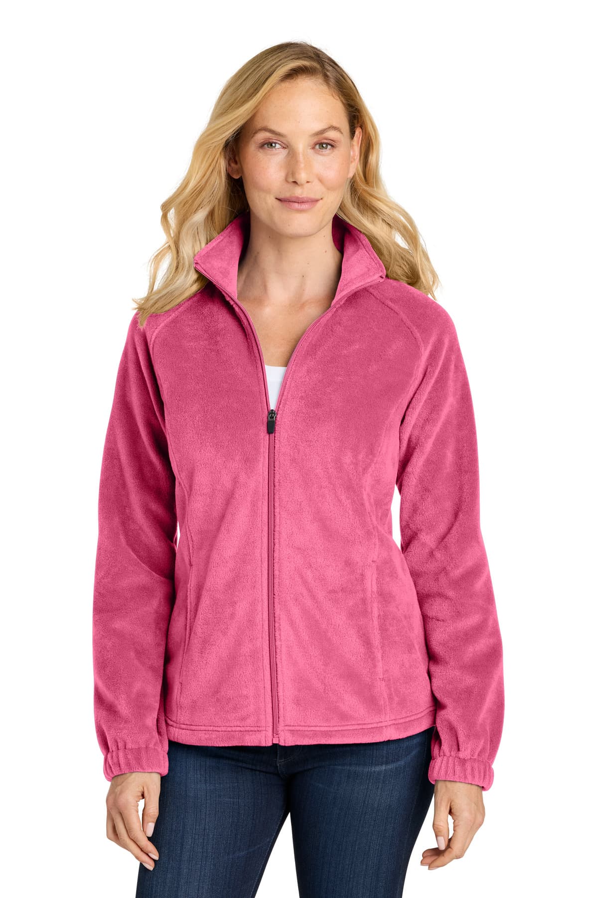 Port Authority ® Women's Plush Fleece Full-Zip Jacket L190 thumbnail 2