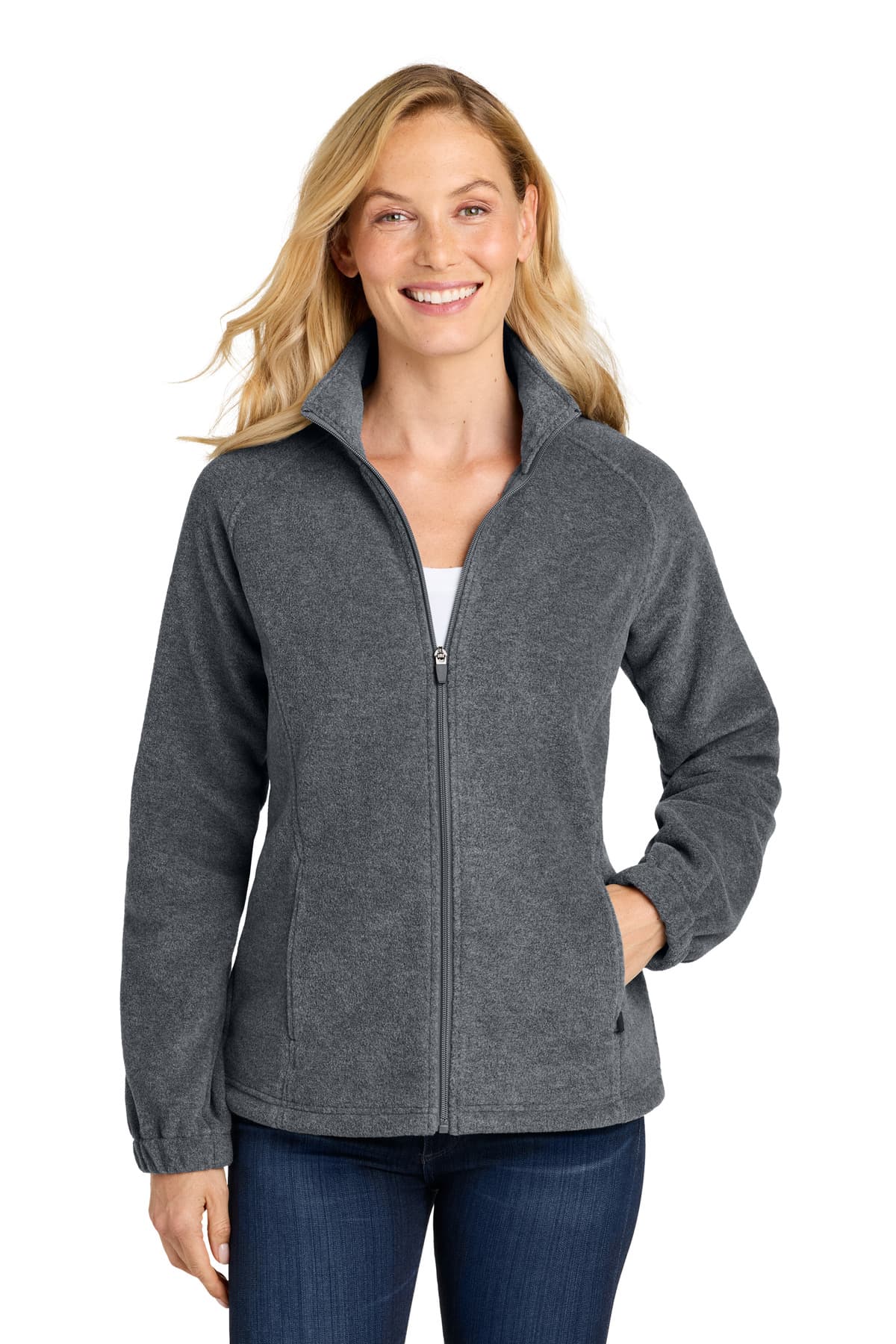 Port Authority ® Women's Plush Fleece Full-Zip Jacket L190 thumbnail 5