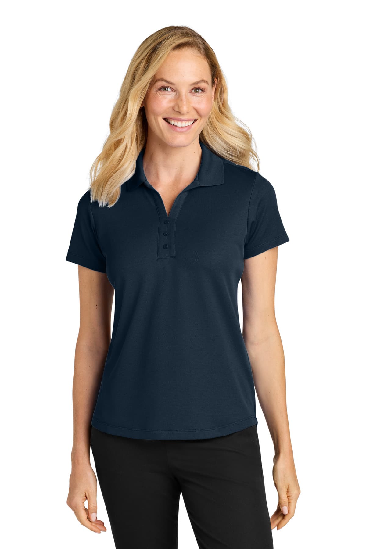 Port Authority ® Women's Plaited Pique Polo LK620 thumbnail 2
