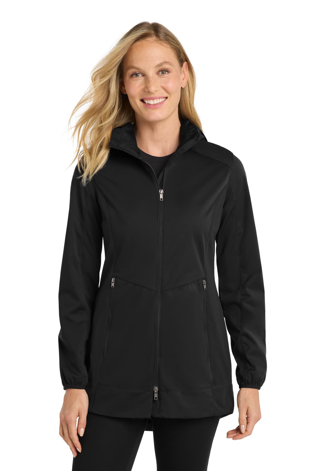 Port Authority ® Women's Active Hooded Soft Shell Jacket. L719 thumbnail 2
