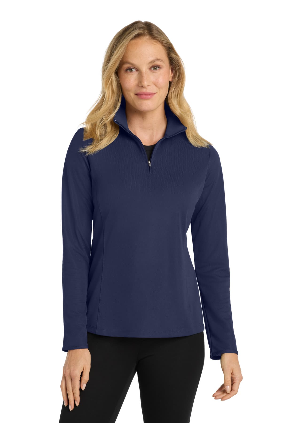 Port Authority ® Women's Pinpoint Mesh 1/2-Zip . L806 thumbnail 4