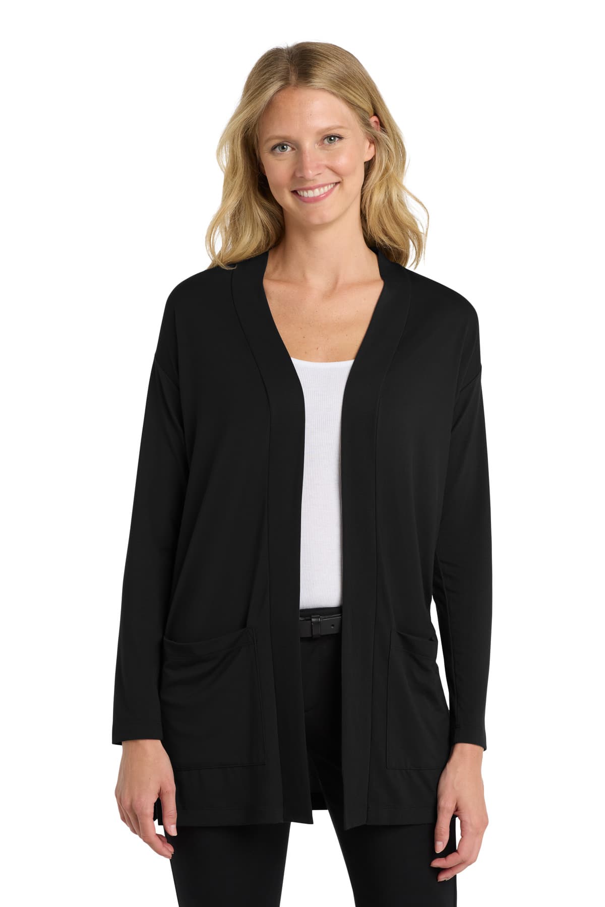 Port Authority ® Women's Concept Long Pocket Cardigan . LK5434 thumbnail 2