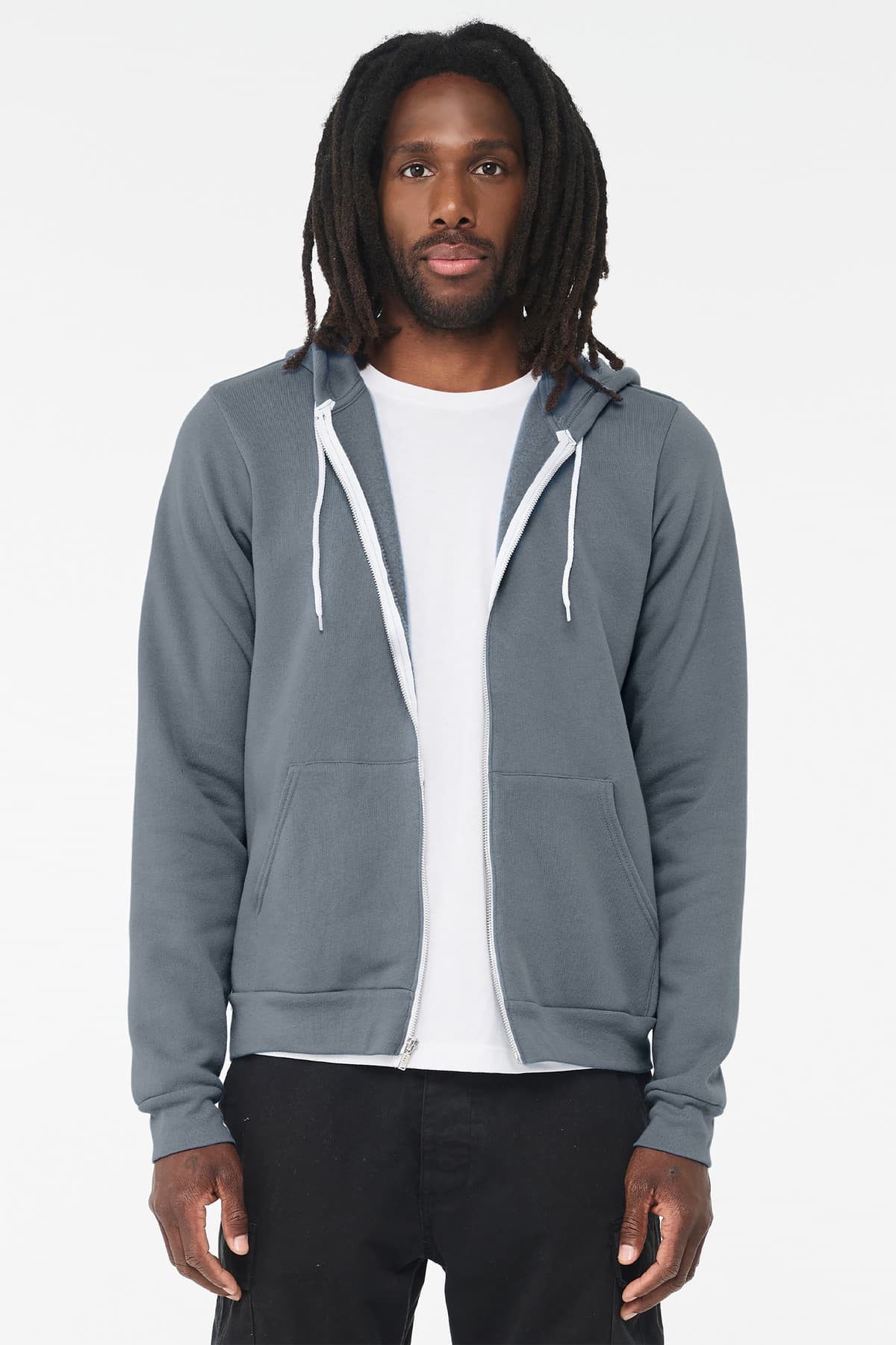 BELLA+CANVAS ® Unisex Sponge Fleece Full-Zip Hoodie. BC3739 thumbnail 3