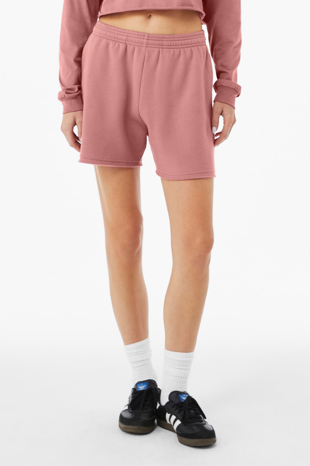 BELLA+CANVAS ® Women's Cutoff Sweatshort BC3787 thumbnail 5