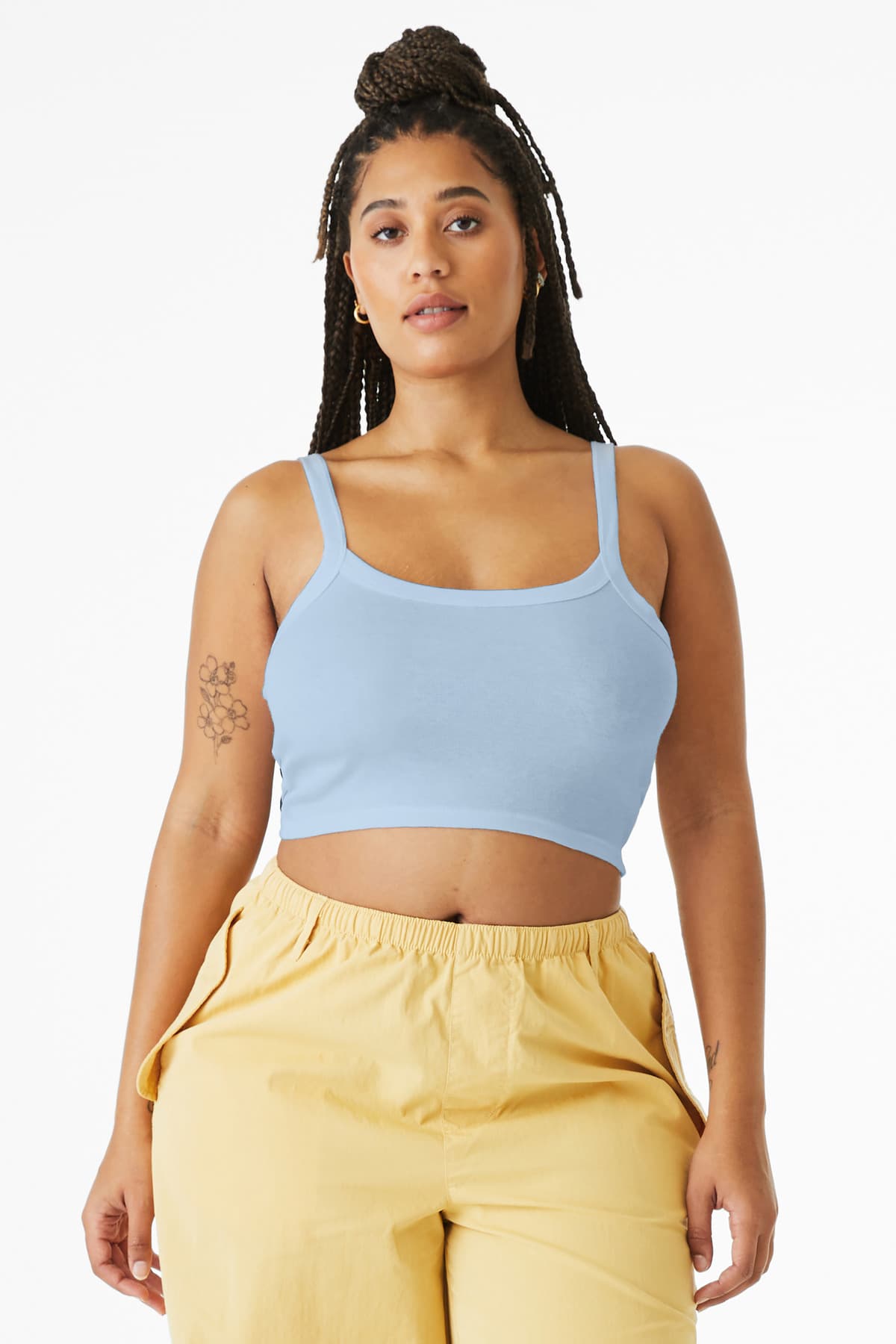 BELLA+CANVAS ® Women's Micro Rib Spaghetti Strap Tank BC1012 thumbnail 2