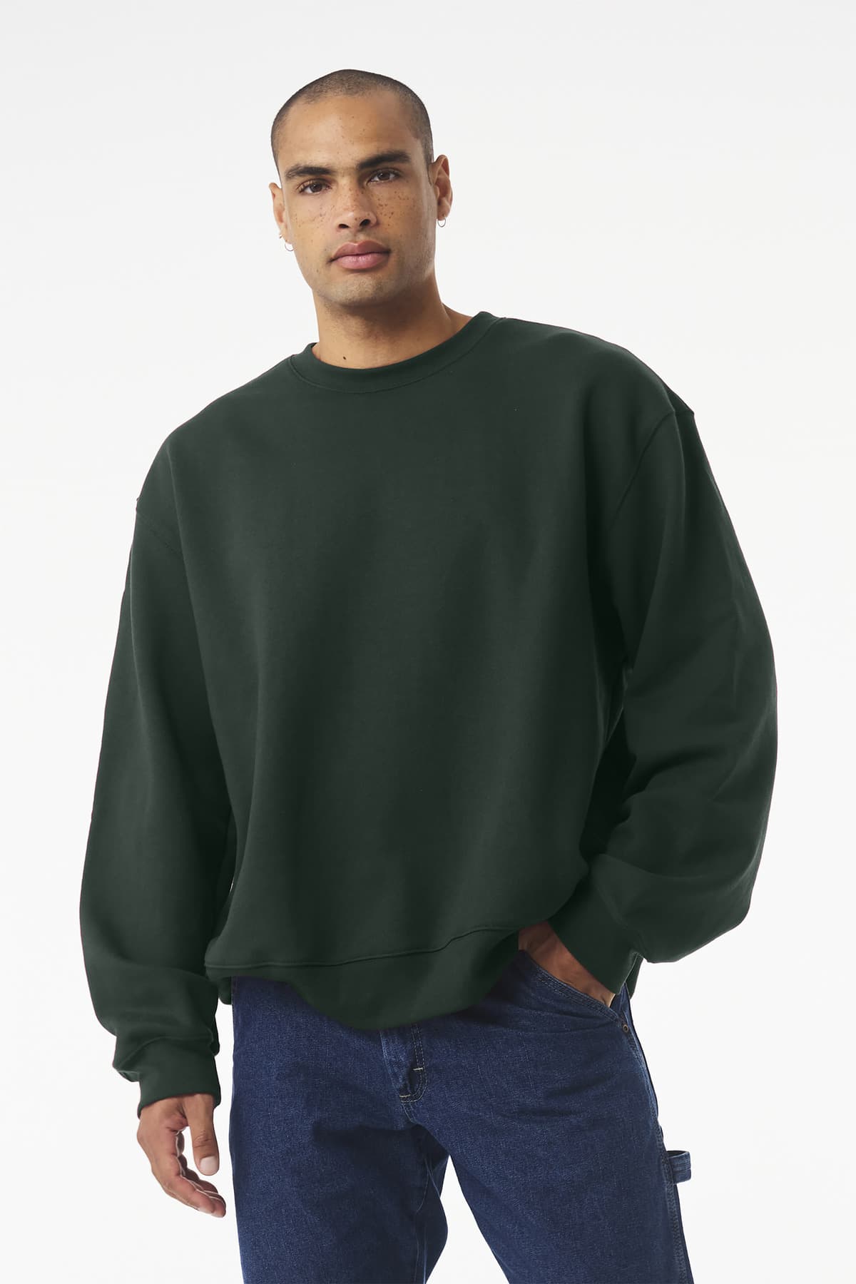 BELLA+CANVAS ® Unisex 10-Ounce Heavyweight Crewneck Sweatshirt BC4711 thumbnail 3