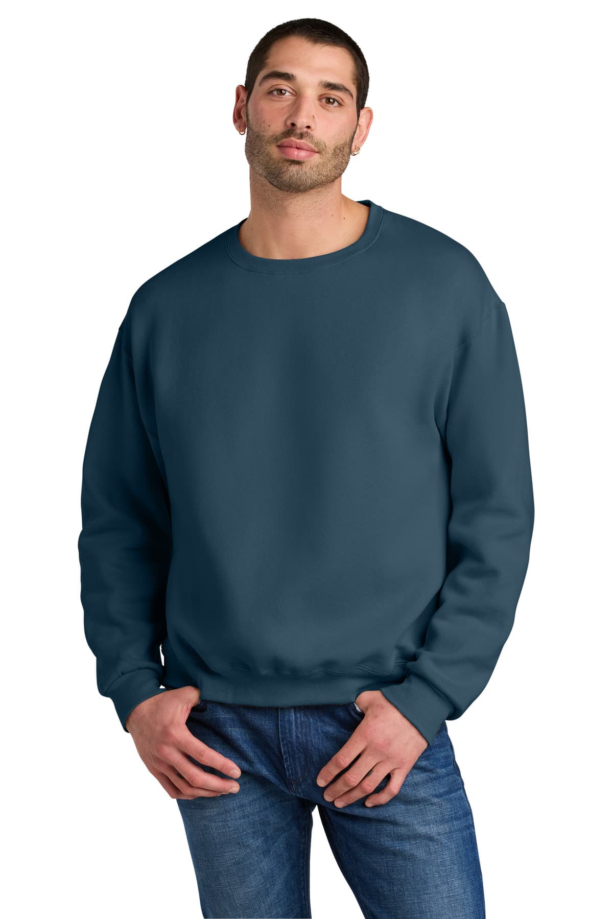 Jerzees Rugged  Unisex Crewneck Sweatshirt C12M thumbnail 2