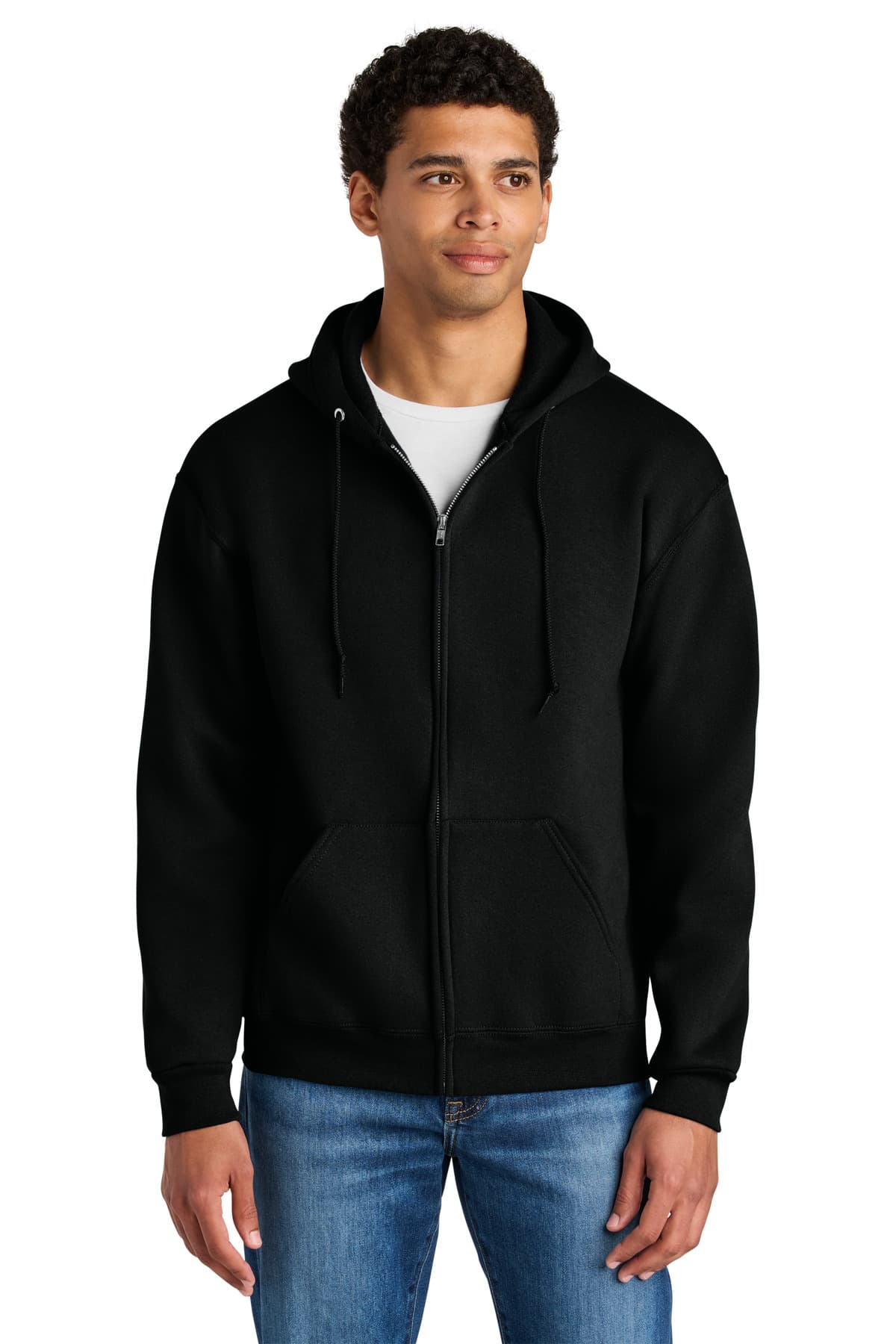 Jerzees Rugged  Unisex Full-Zip Hooded Sweatshirt Z12M thumbnail 4