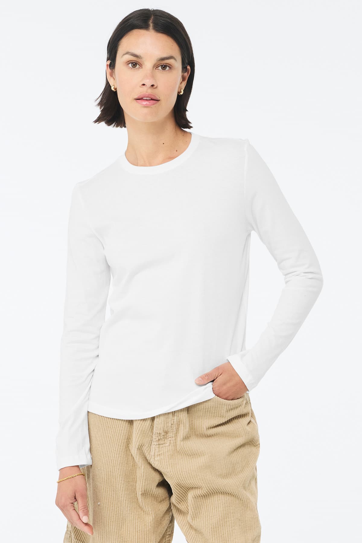 BELLA+CANVAS ® Women's Jersey Long Sleeve Tee BC6500 thumbnail 4