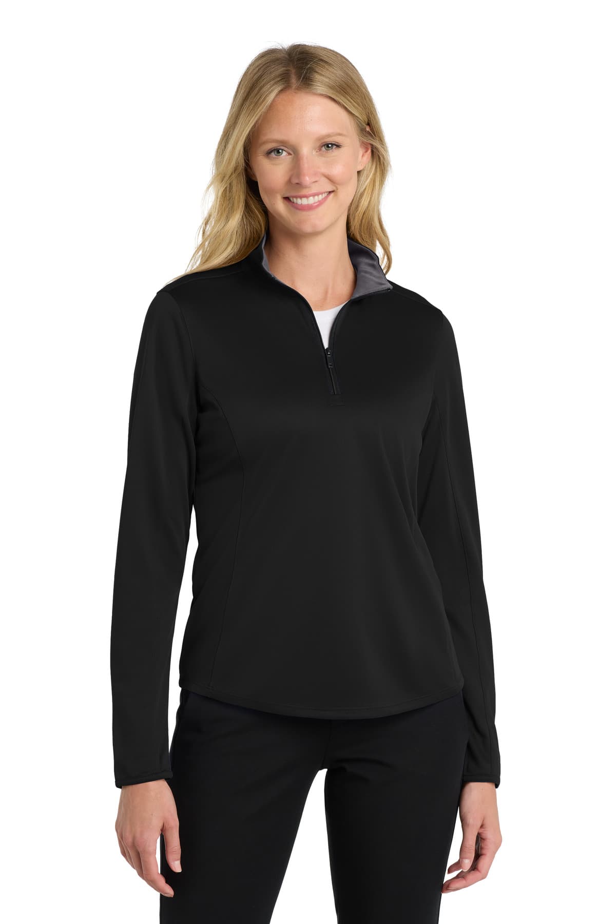 Port Authority ® Women's Silk Touch  Performance 1/4-Zip LK584 thumbnail 2