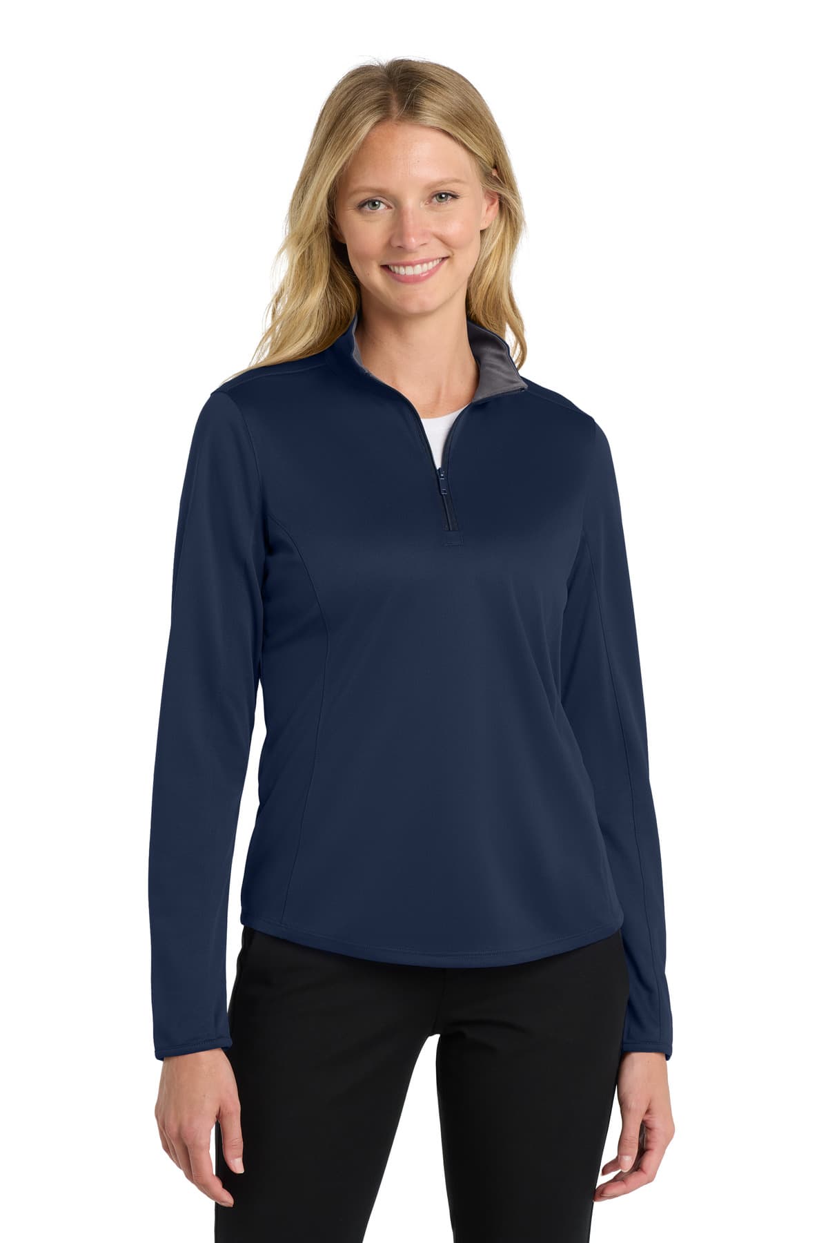 Port Authority ® Women's Silk Touch  Performance 1/4-Zip LK584 thumbnail 3