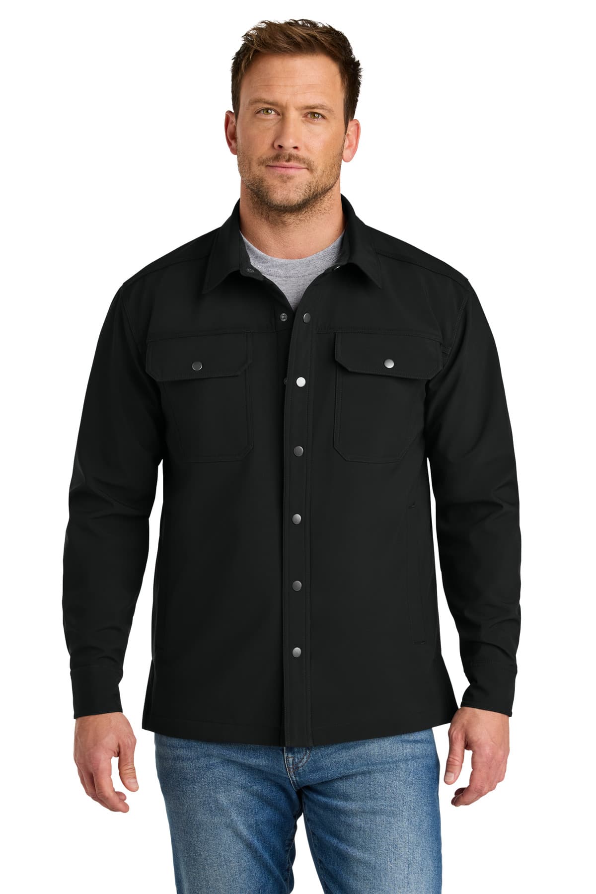CornerStone ® Soft Shell Shirt Jacket CSJ73 thumbnail 2