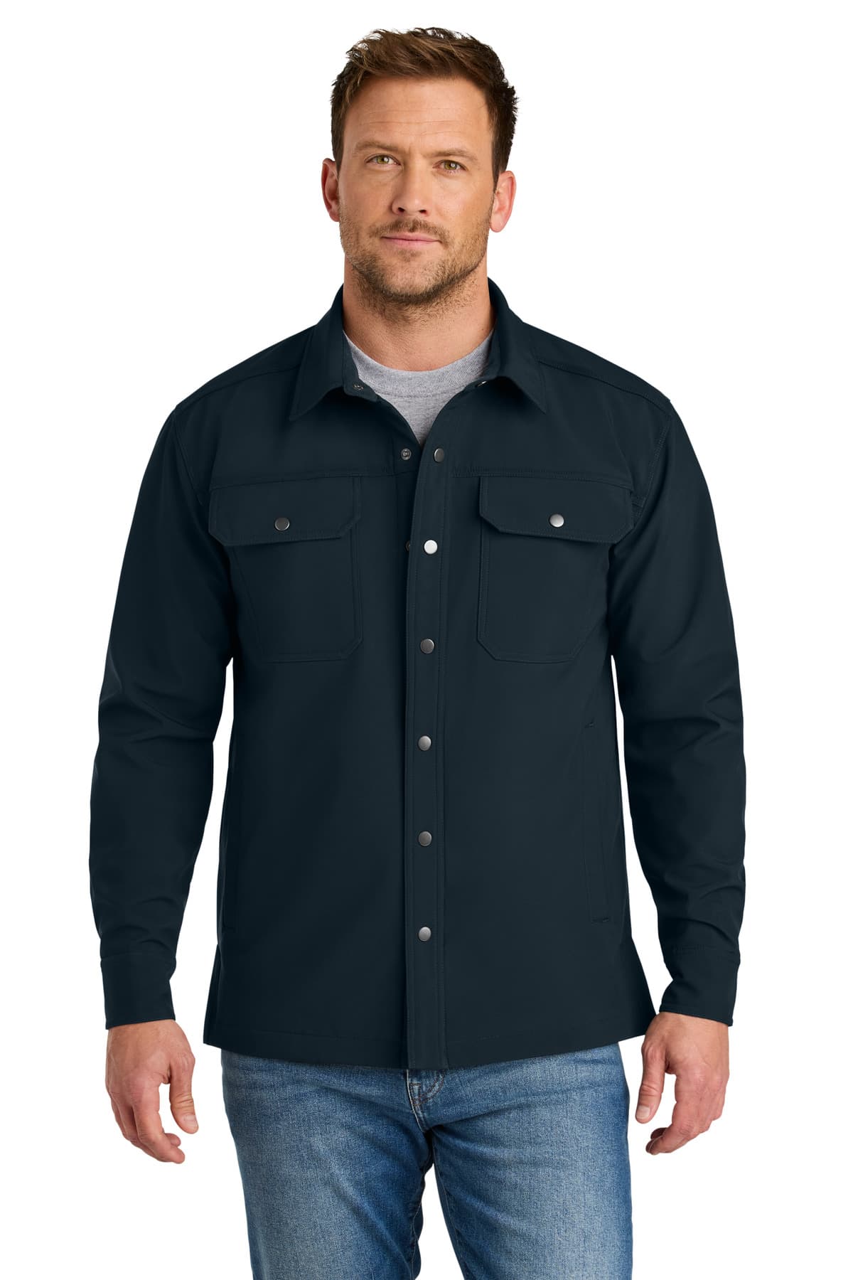 CornerStone ® Soft Shell Shirt Jacket CSJ73 thumbnail 3