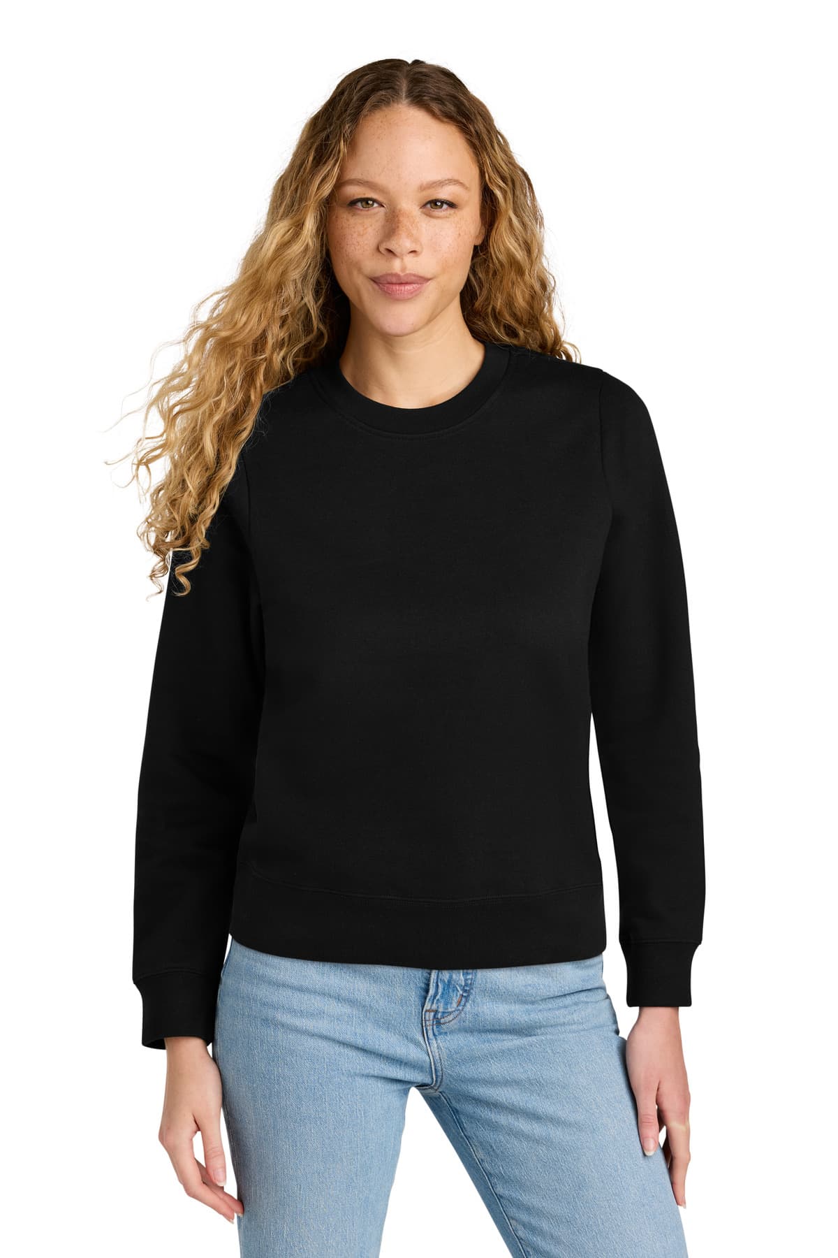 District ® Women's V.I.T.  Fleece Crew DT6105 thumbnail 4