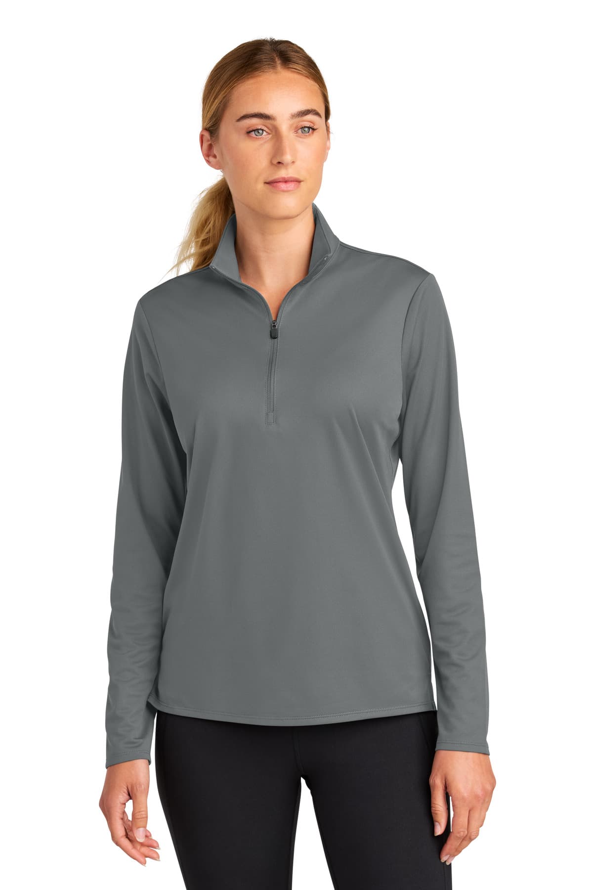 Sport-Tek ® Women's Micropique Sport-Wick ® 1/4-Zip LST672 thumbnail 4