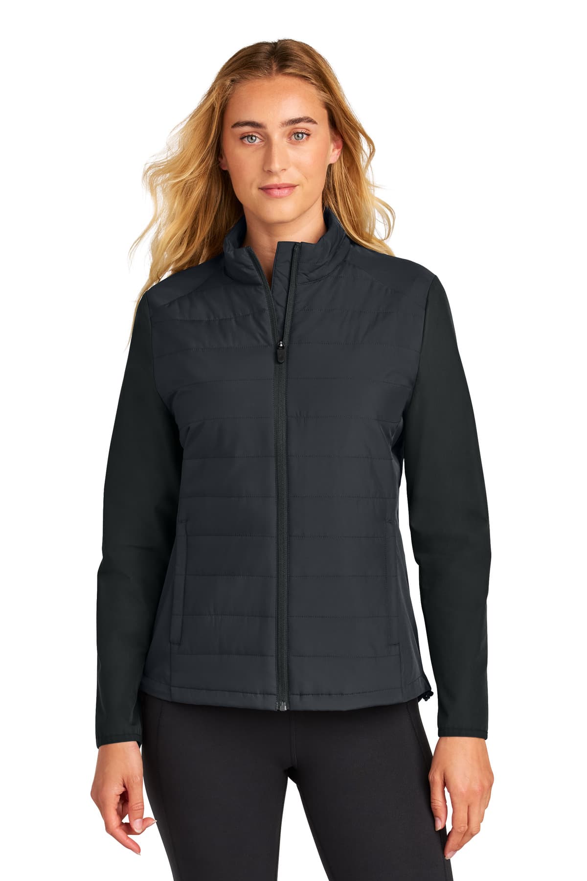 Sport-Tek ® Women's Teknical Hybrid Jacket LST940 thumbnail 2