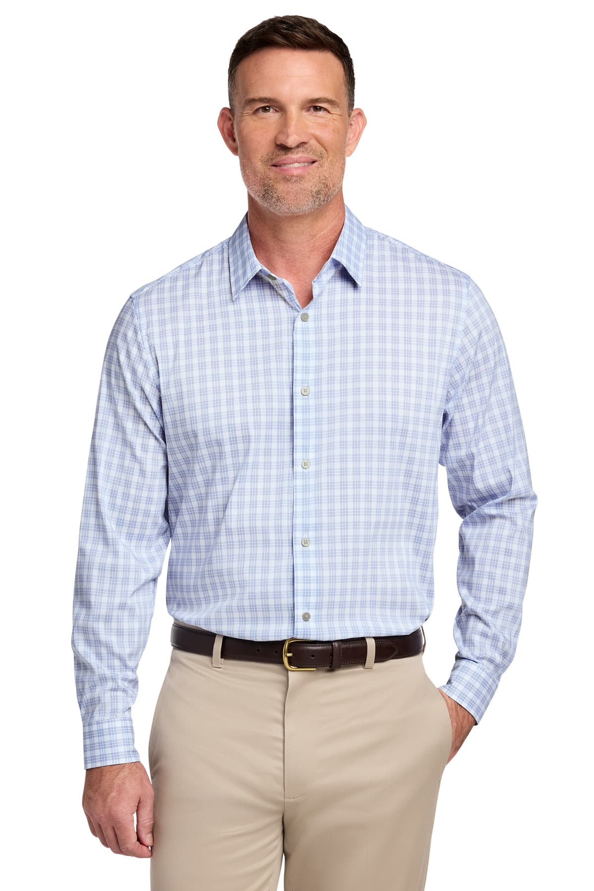 Brooks Brothers ® Tech Stretch Patterned Shirt BB18006 thumbnail 5