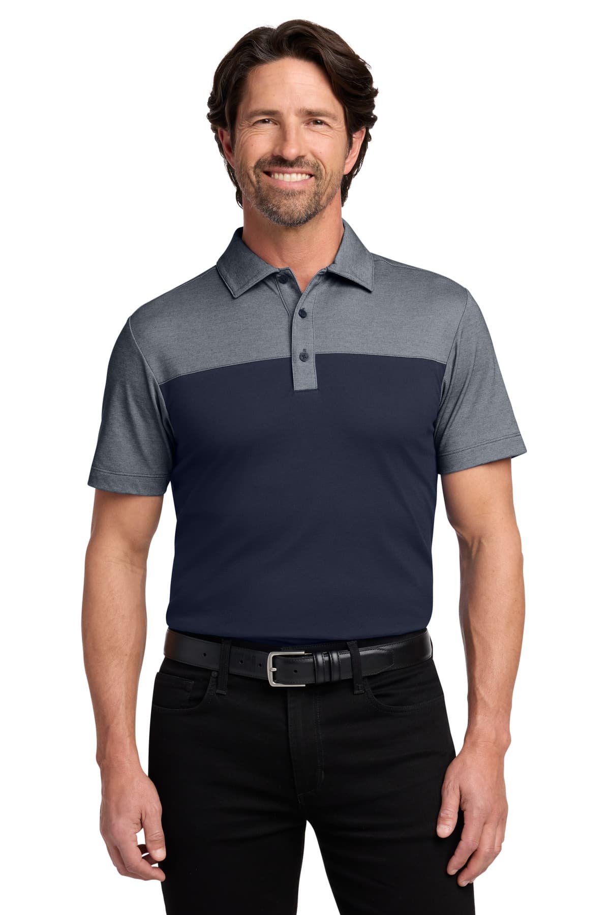 Port Authority ® Fine Pique Blend Blocked Polo K831 thumbnail 3