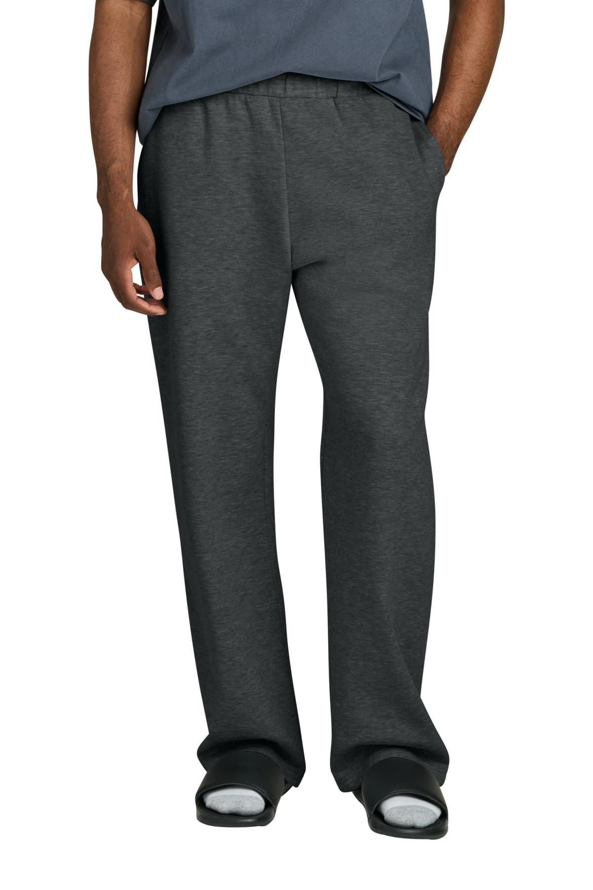District ® V.I.T.  Fleece Open-Bottom Sweatpant DT6117 thumbnail 3