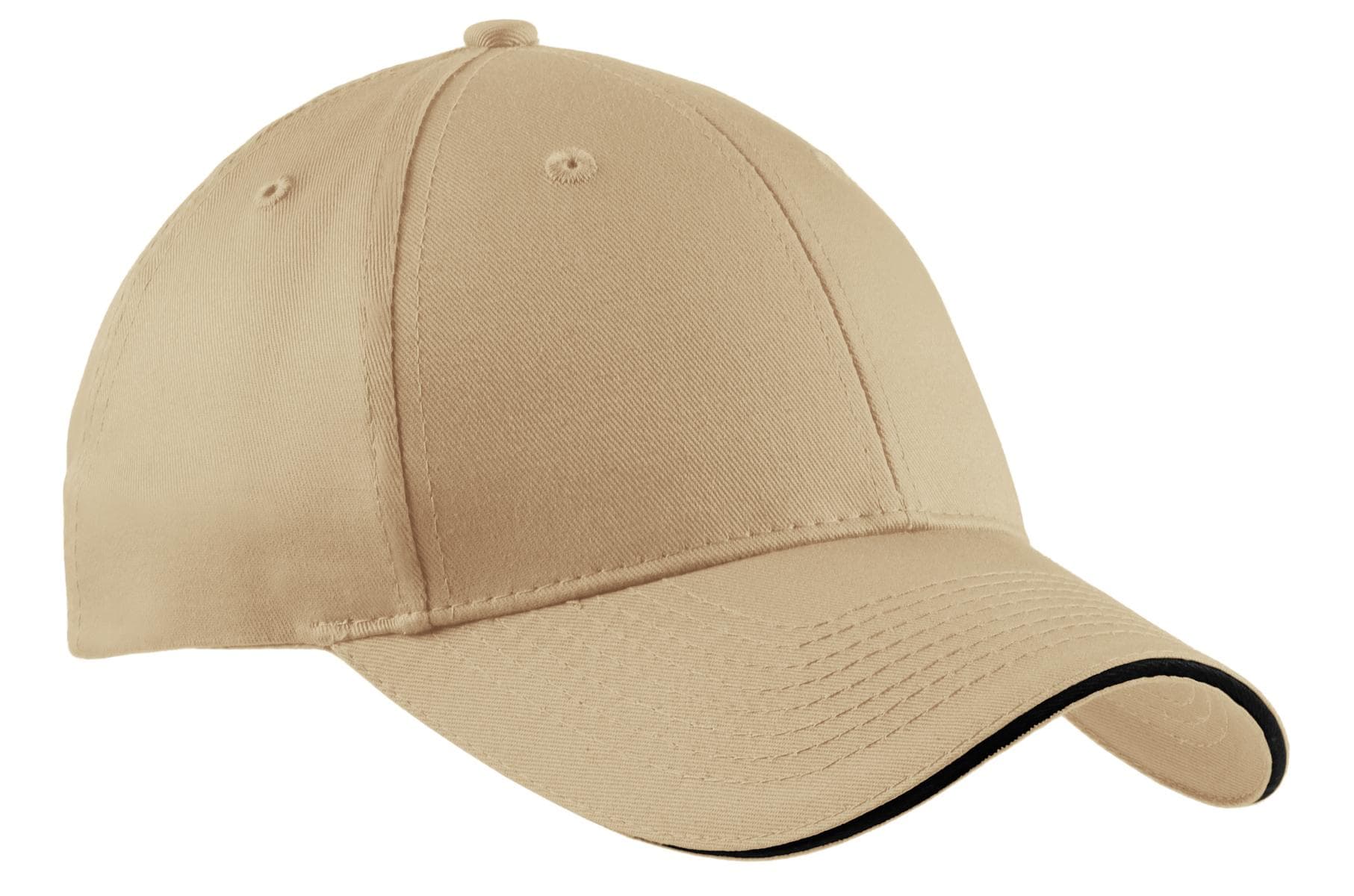 Port Authority ® Cotton Twill Sandwich Bill Cap. CP85 thumbnail 2