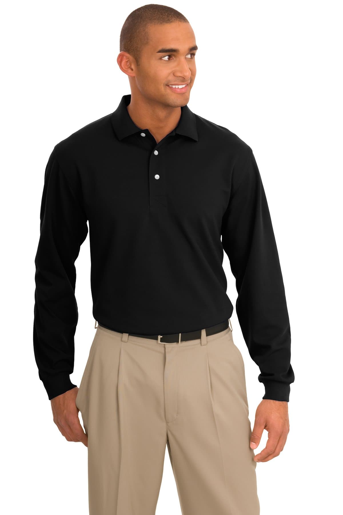 Port Authority ® Rapid Dry Long Sleeve Polo. K455LS thumbnail 2