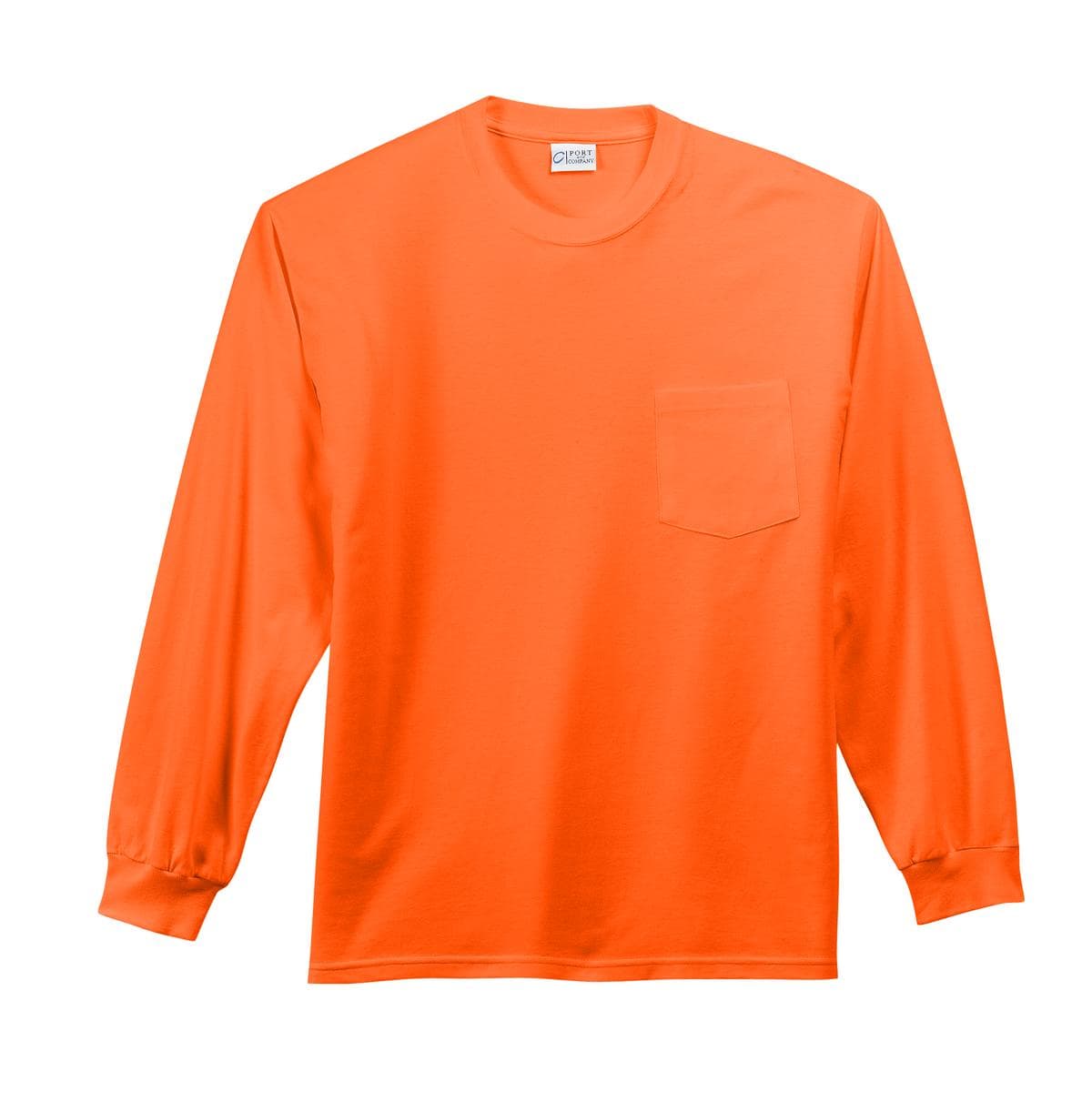 Port & Co ™ Long Sleeve Essential Pocket Tee. PC61LSP thumbnail 5