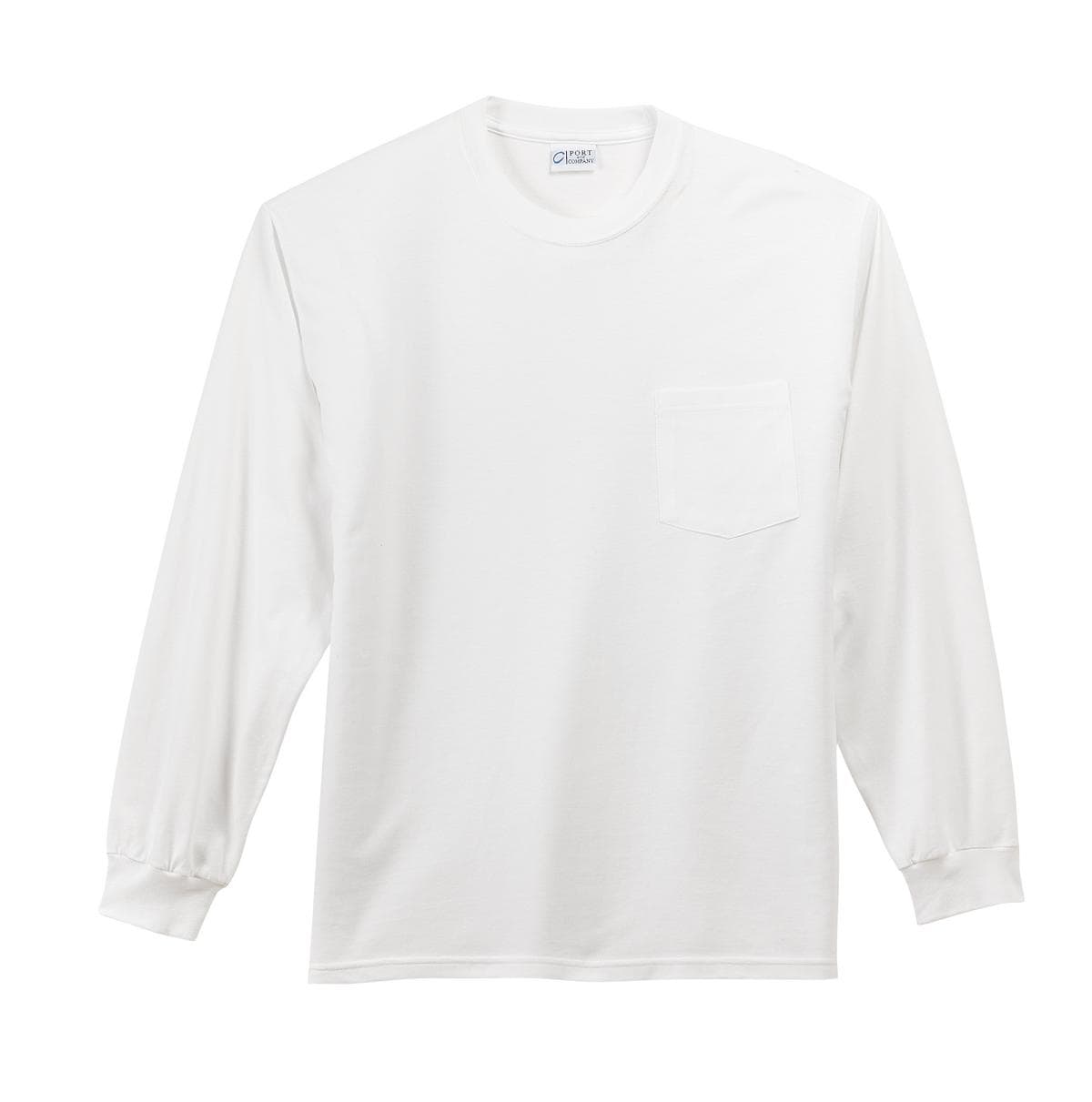 Port & Co ™ Tall Long Sleeve Essential Pocket Tee. PC61LSPT thumbnail 7