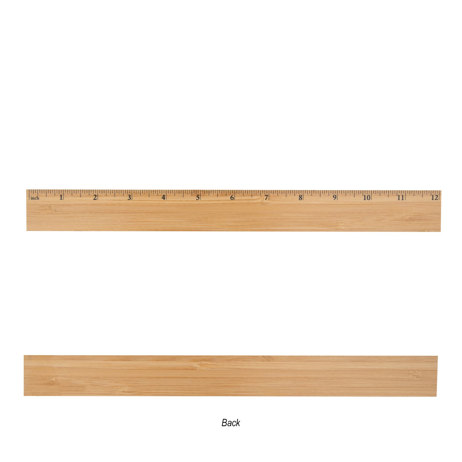 12" Bamboo Ruler - Image 1