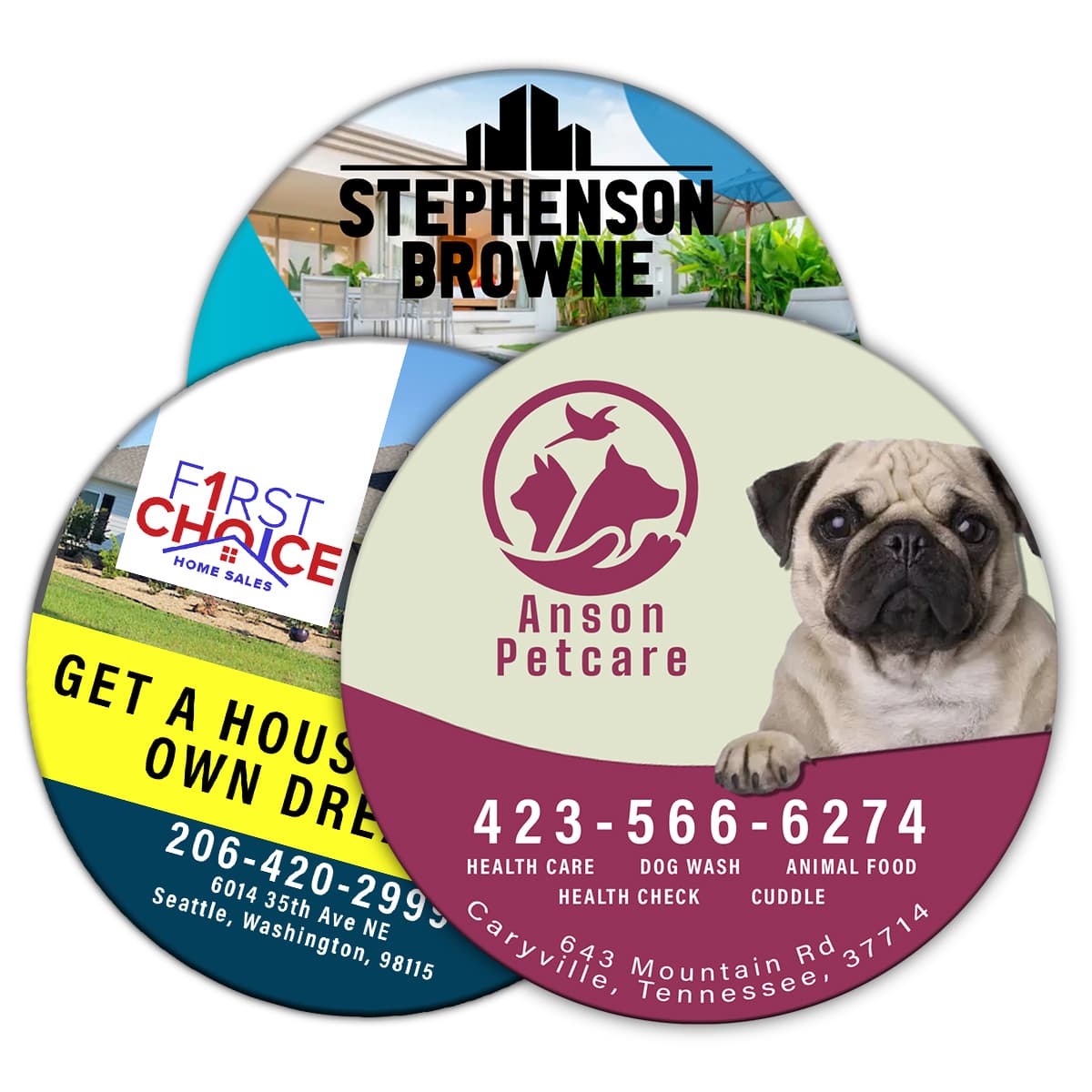 5" Circle Magnet - Image 1
