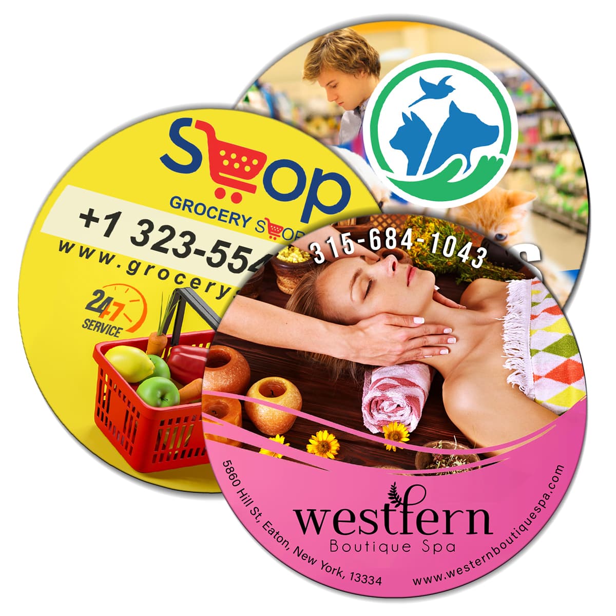 6" Circle Magnet - Image 1
