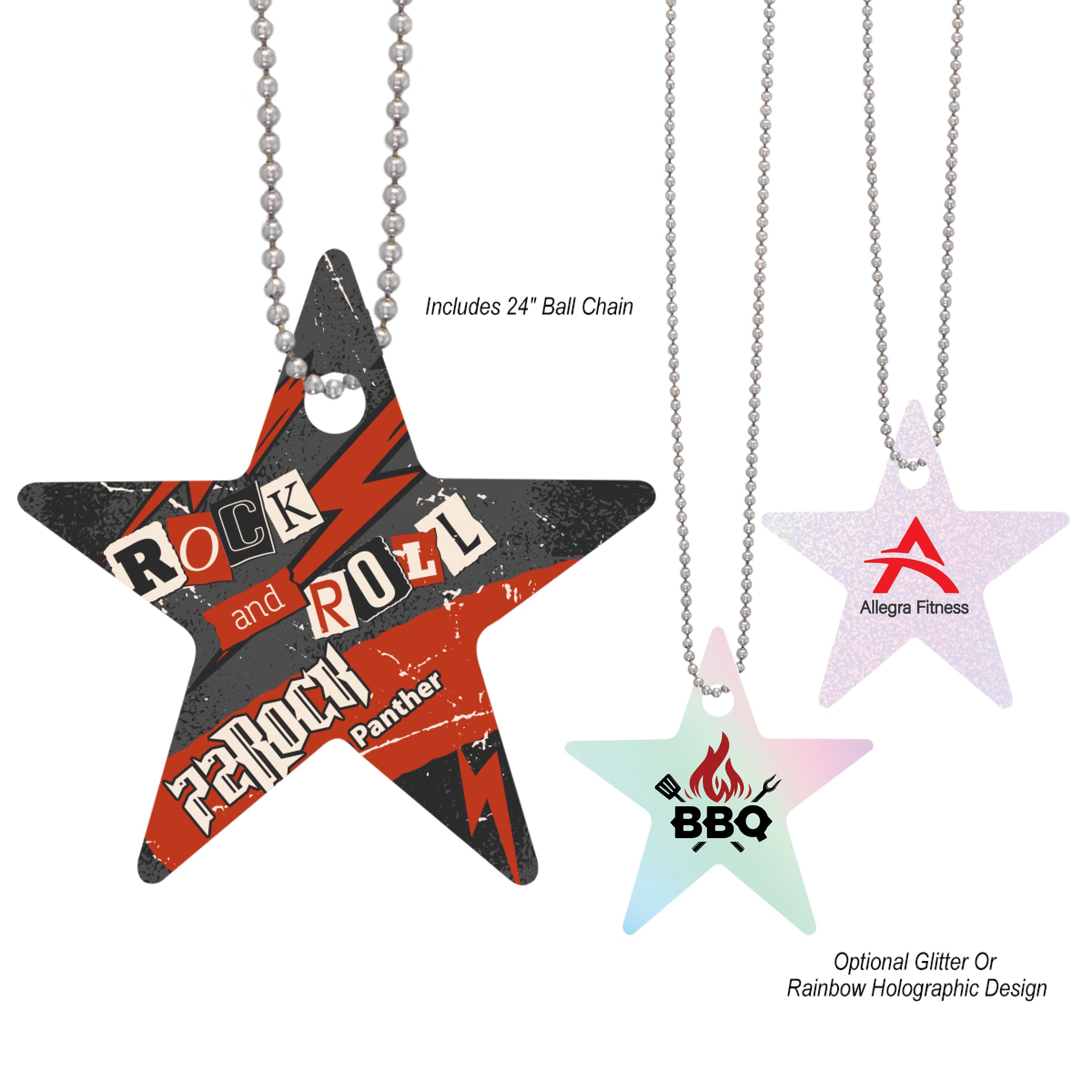 Acrylic Charm - Star - Image 1