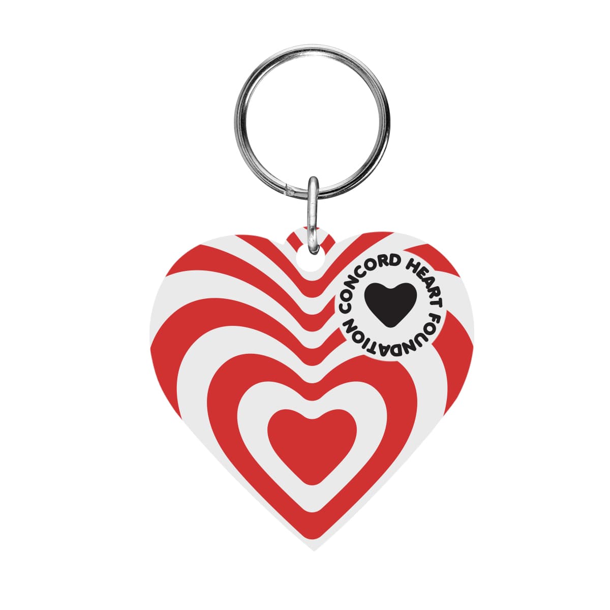 Acrylic Key Tag - Heart - Image 1