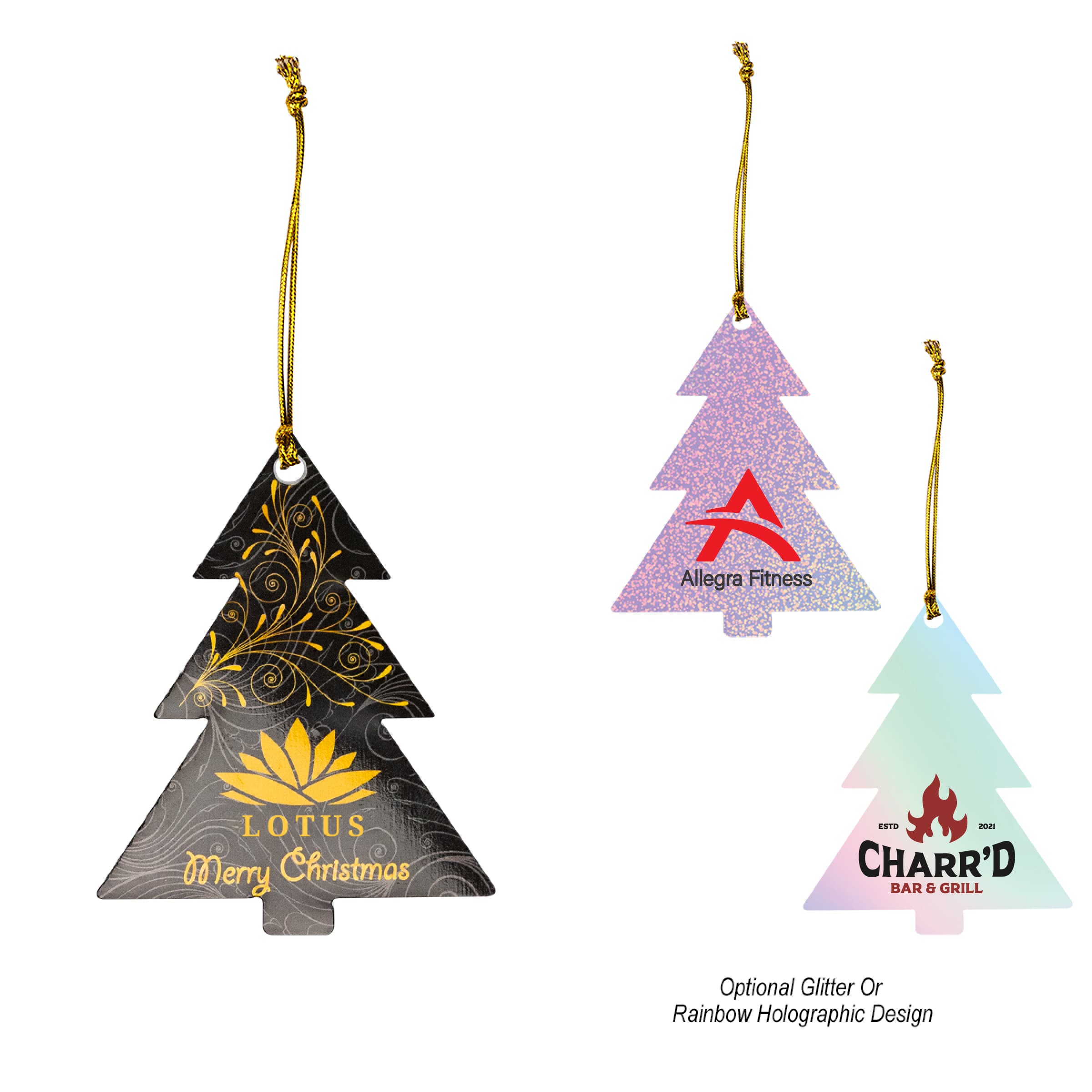 Acrylic Ornament - Tree - Image 1
