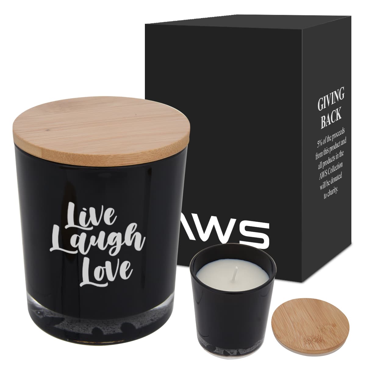 AWS Bamboo Soy Candle - Image 1