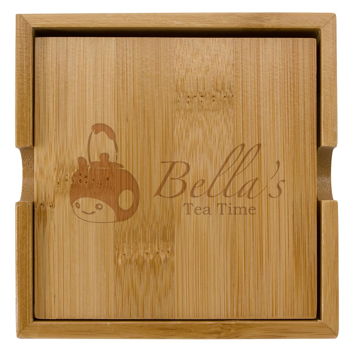 Bamboo Coaster Set - Image 1