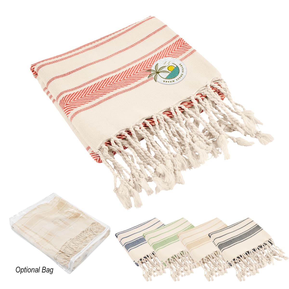 Bungalow Beach Towel - Image 1