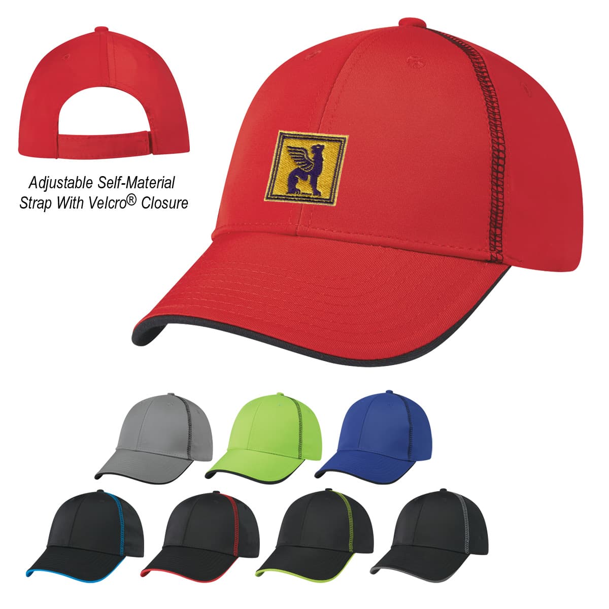 Contrast Stitch Cap - Image 1