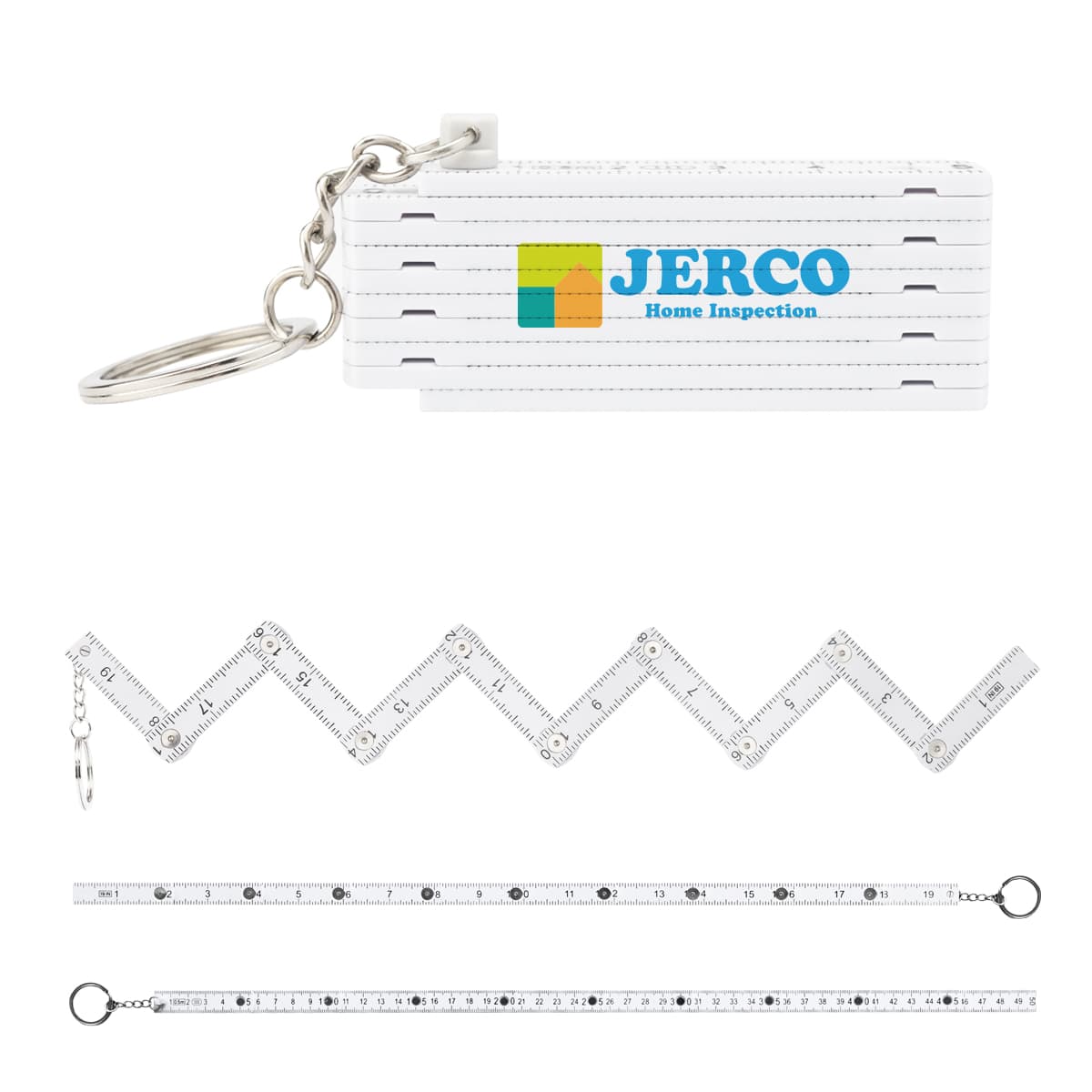 Folding Ruler Keychain - Image 1