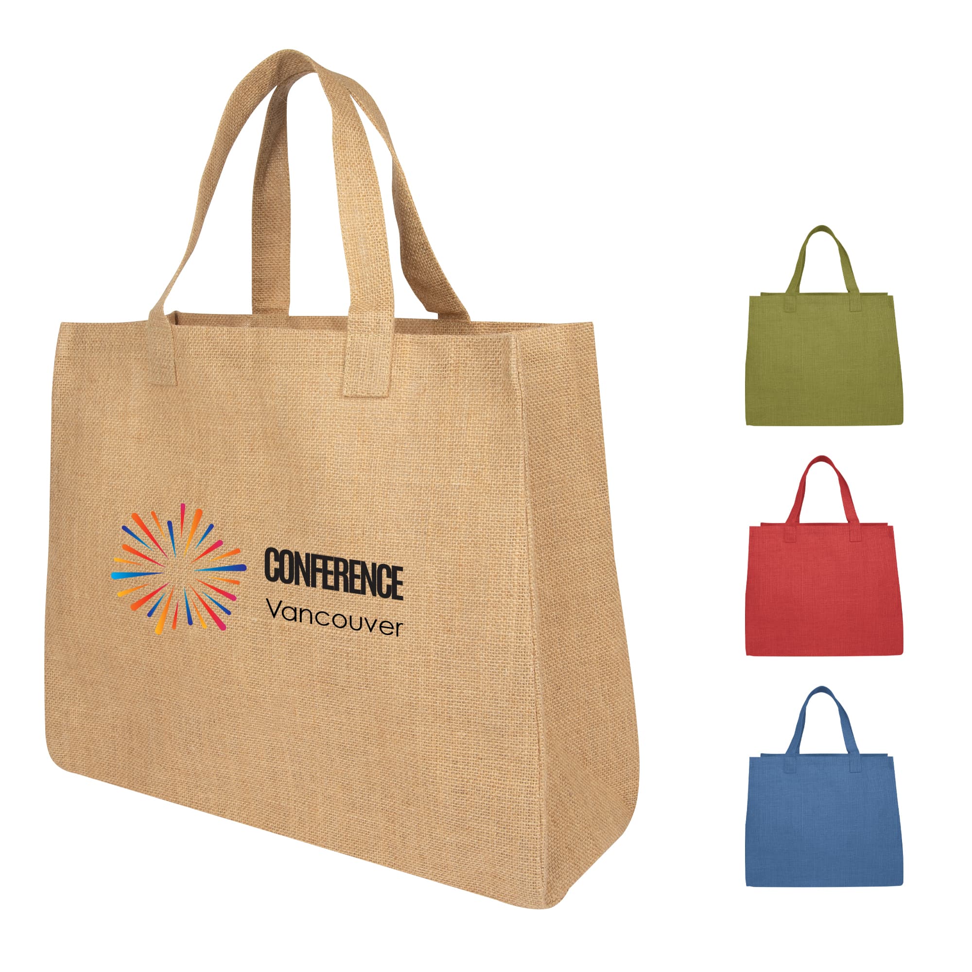Juliet Jute Tote Bag - Image 1