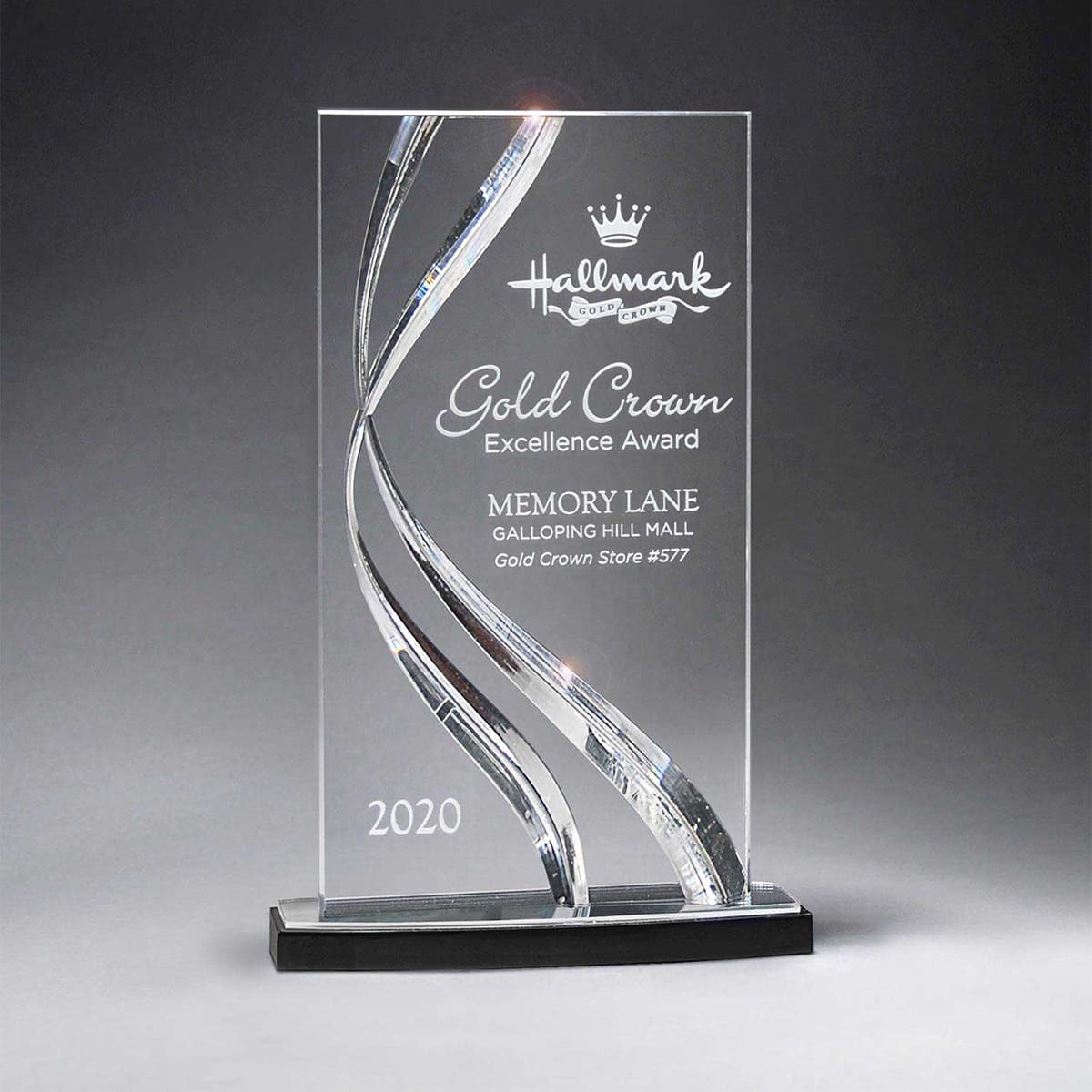 Large Clear Award - Image 1