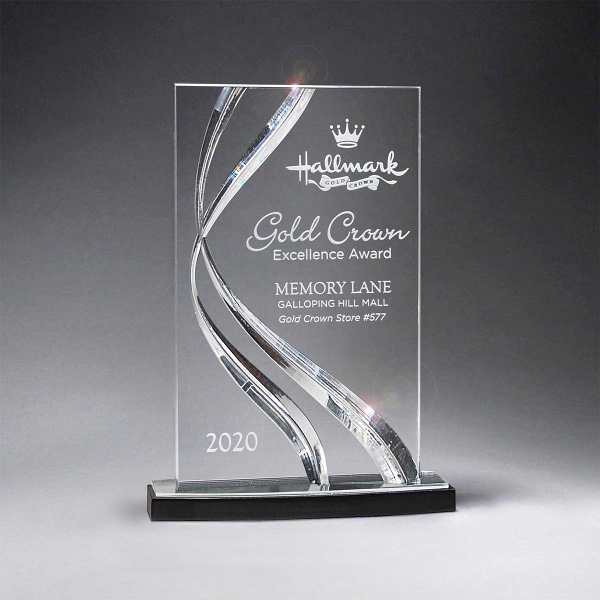 Medium Clear Award - Image 1