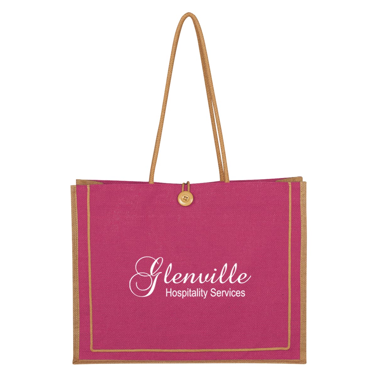 Paradise Jute Tote Bag thumbnail 4