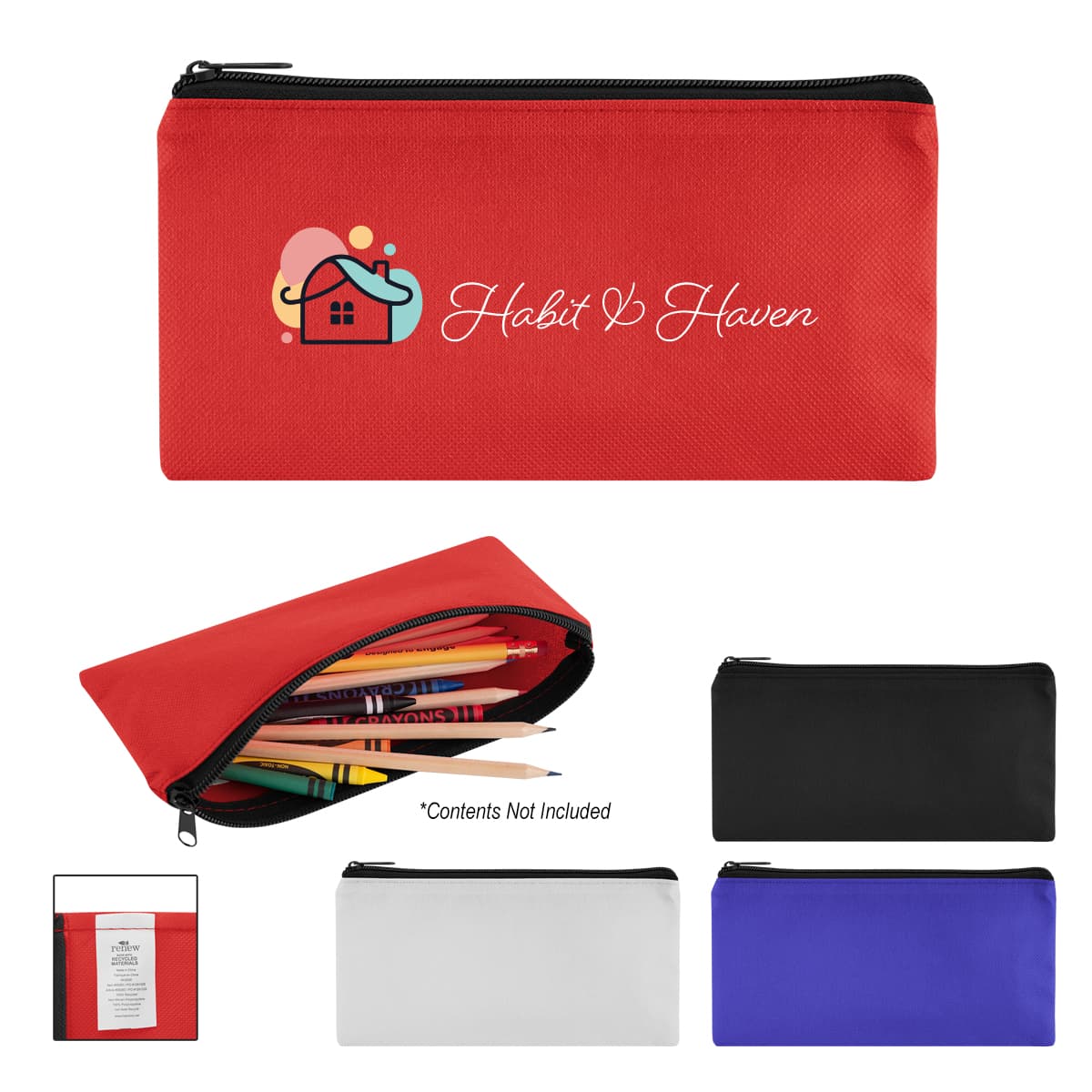 Recycled Pencil Pouch - Image 1