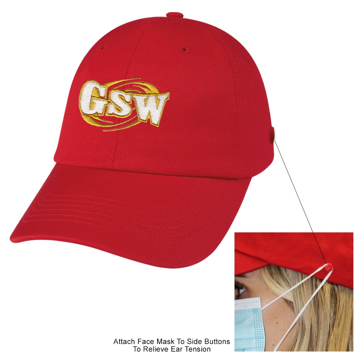 Washed Cotton Mask Cap thumbnail 2