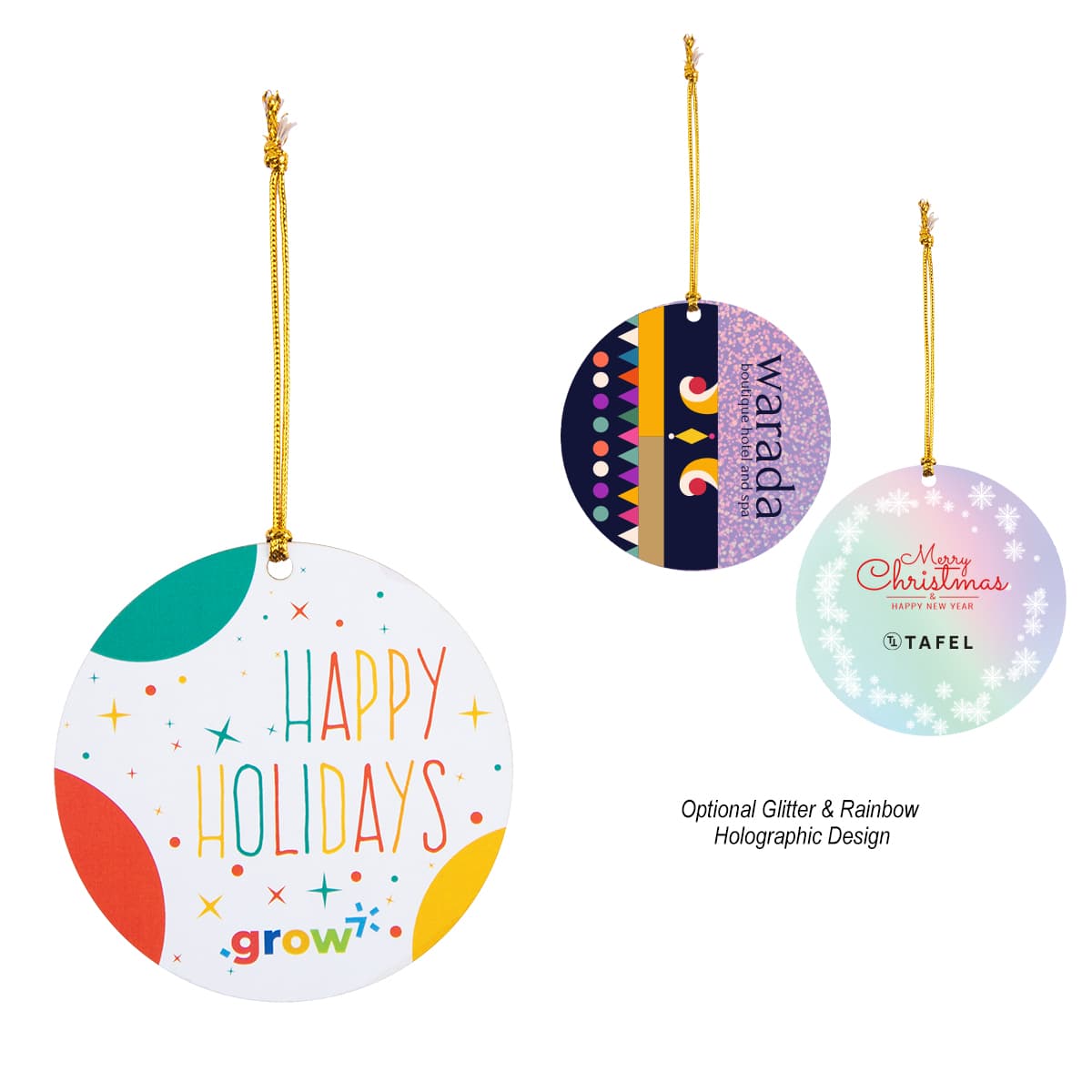 Wood Ornament - Circle - Image 1