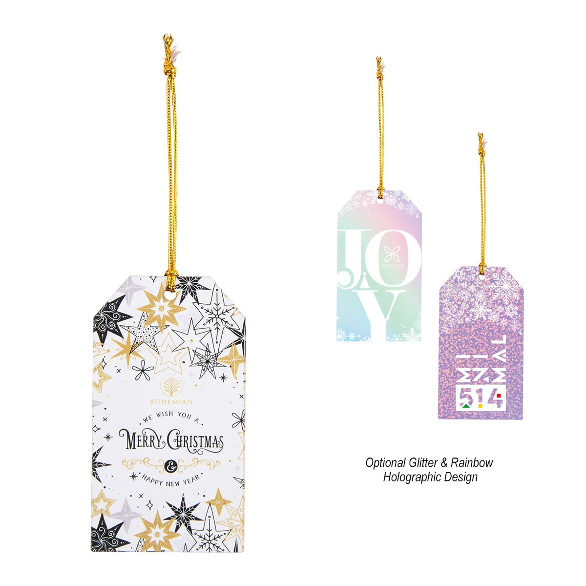 Wood Ornament - Gift Tag - Image 1