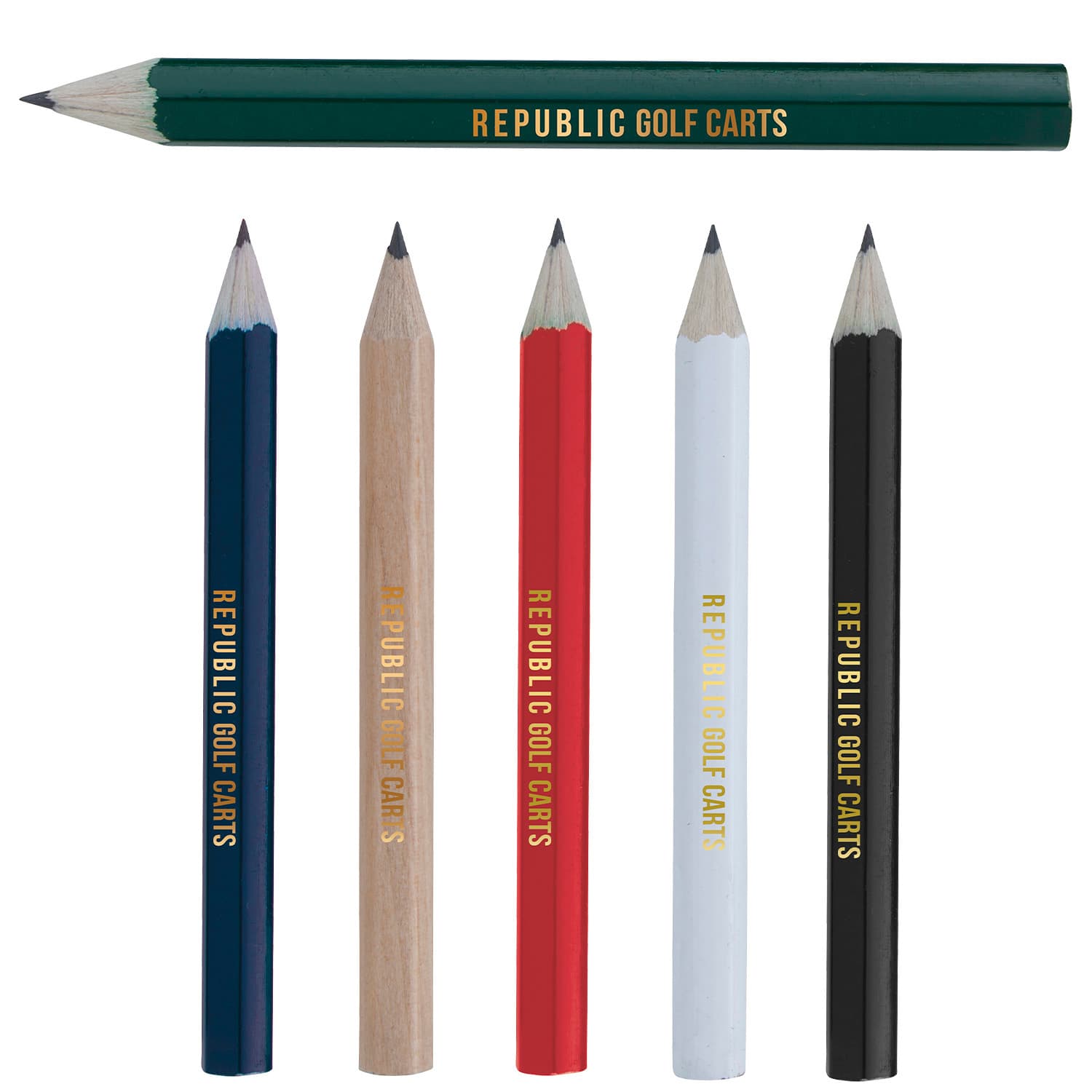 Hex Golf Pencil - Image 1