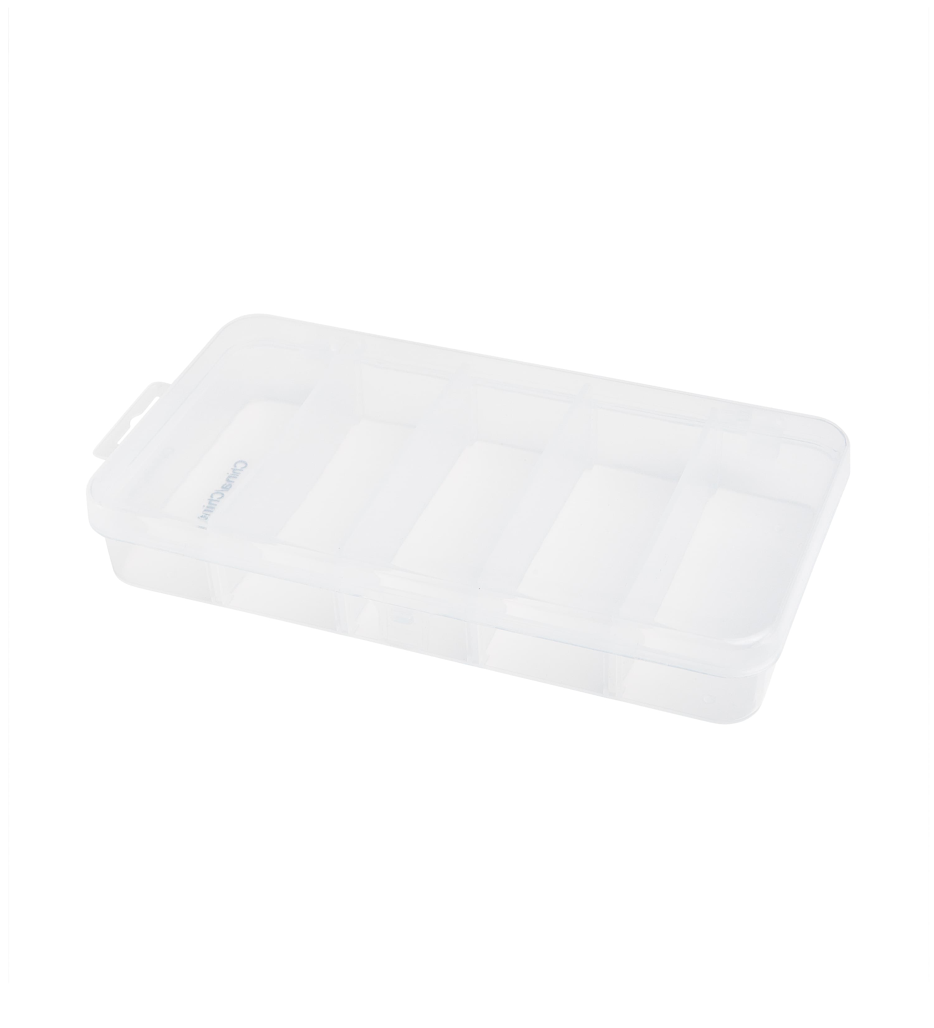 Clear Tackle Box.