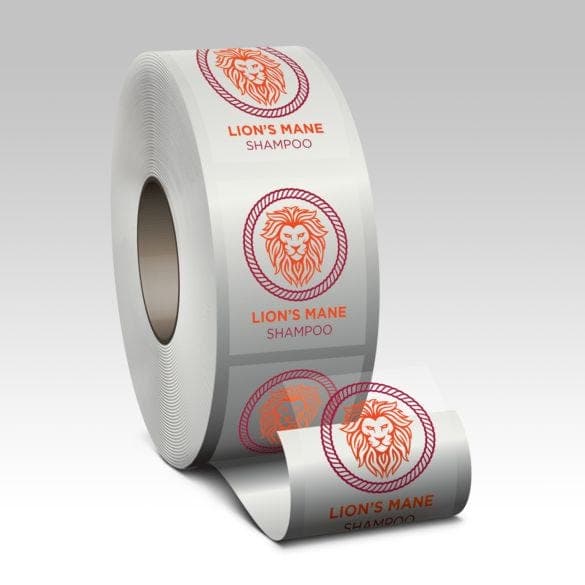 Clear BOPP Roll Labels - Image 1