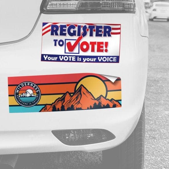 Adhesive Vinyl Bumper Sticker - Image 1